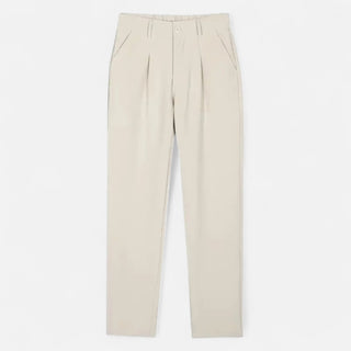 Maison Marlowe | Men’s Tailored Pleated Trousers – Smart Tapered Fit