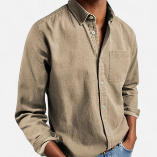 Maison Marlowe | Men’s Brushed Oxford Shirt – Classic Button-Down Design