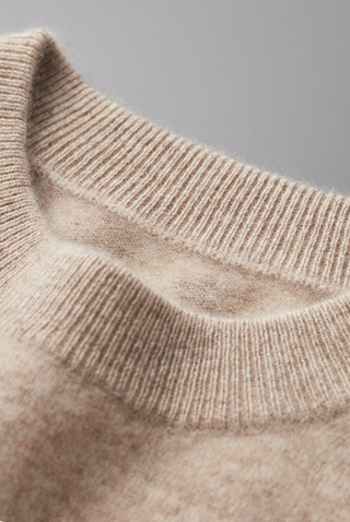 Maison Marlowe | Cashmere Wool Lounge Set – Crew Neck Sweater & Drawstring Pants