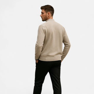Maison Marlowe | Men’s Wool Blend Cardigan – Minimalist Open-Front Knit