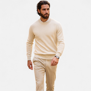 Maison Marlowe | Men’s Merino Wool Crewneck Sweater