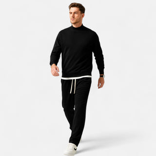 Maison Marlowe | Men’s Relaxed Drawstring Trousers – Comfort-Fit Jogger Pants