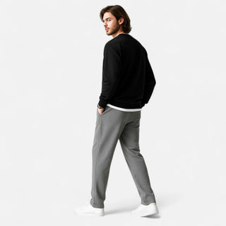 Maison Marlowe | Men’s Relaxed Drawstring Trousers – Comfort-Fit Jogger Pants