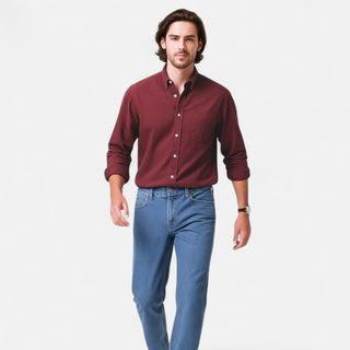 Maison Marlowe | Men’s Brushed Oxford Shirt – Classic Button-Down Design
