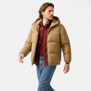 Maison Marlowe | Unisex Hooded Puffer Jacket - Lightweight Insulated Winter Coat