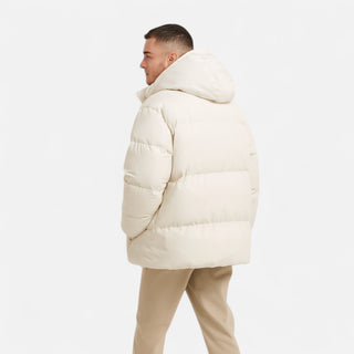 Maison Marlowe | Men’s Puffer Jacket – Insulated Winter Hooded Coat