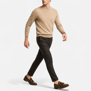 Maison Marlowe | Men’s Leather Tassel Loafers – Classic Slip-On Design