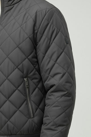 Maison Marlowe | Men’s Quilted Winter Jacket – Fleece-Lined Zip-Up
