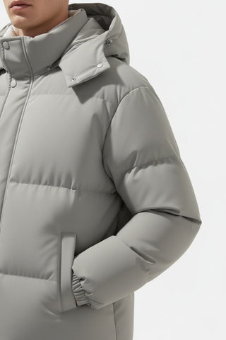 Maison Marlowe | Men's Hooded Puffer Jacket – Winter Coat