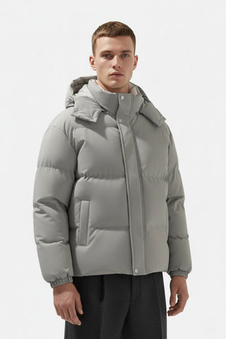 Maison Marlowe | Men's Hooded Puffer Jacket – Winter Coat
