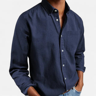 Maison Marlowe | Men’s Brushed Oxford Shirt – Classic Button-Down Design