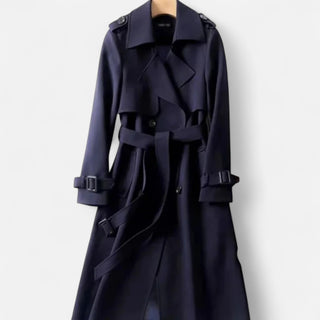 Maison Marlowe | Classic Double-Breasted Belted Trench Coat
