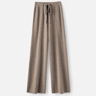 Maison Marlowe | Women's Wool Knit Wide-Leg Lounge Trousers