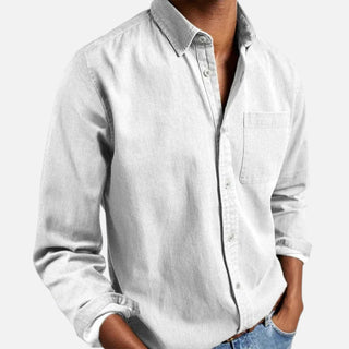 Maison Marlowe | Men’s Brushed Oxford Shirt – Classic Button-Down Design